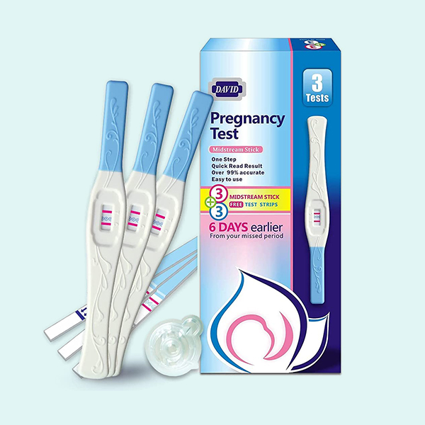 3+3 : 3 Pregnancy Tests with 3 Pregnancy Test Strips